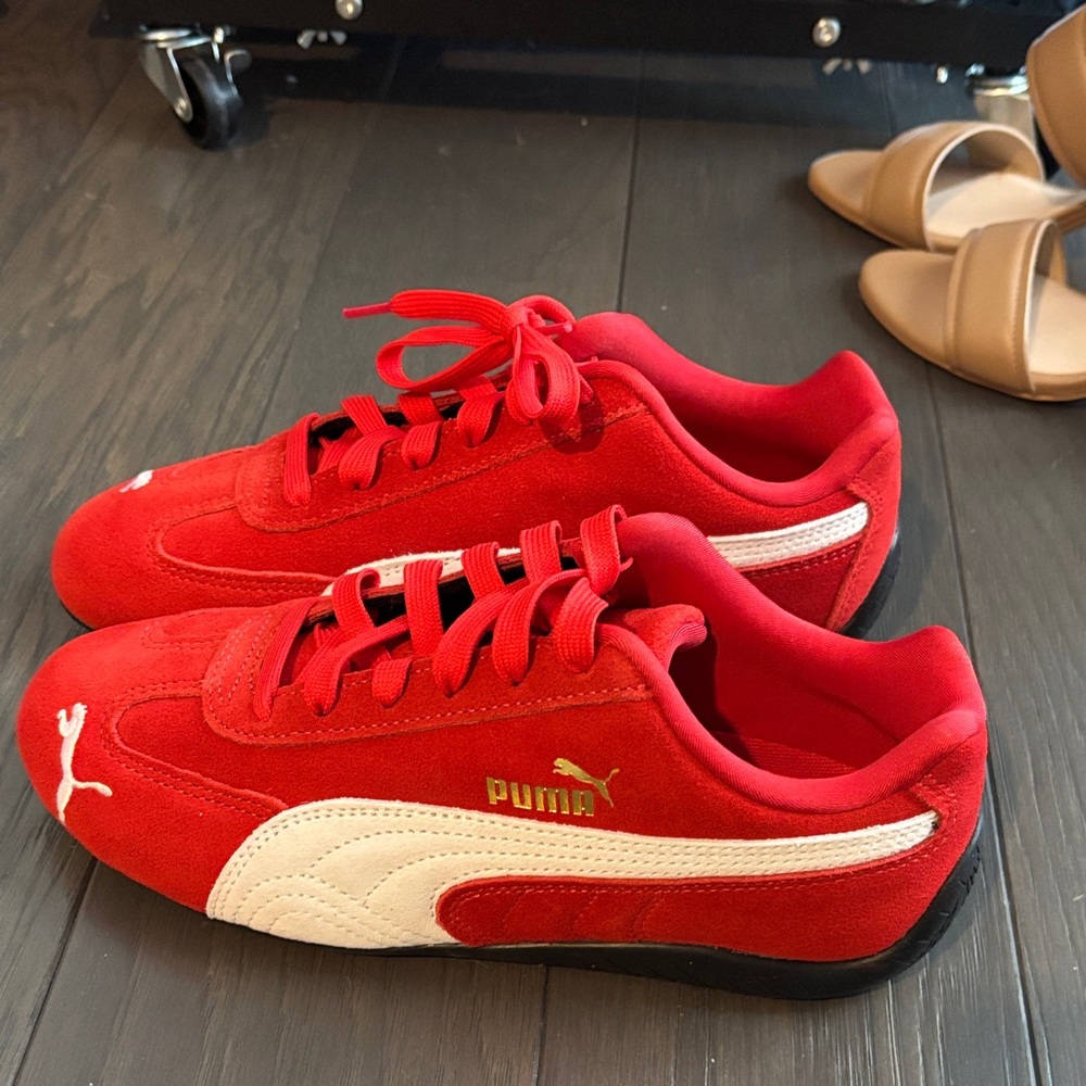 Brand New Puma OG Speedcat in Red 7.5 - Picture 1 of 5